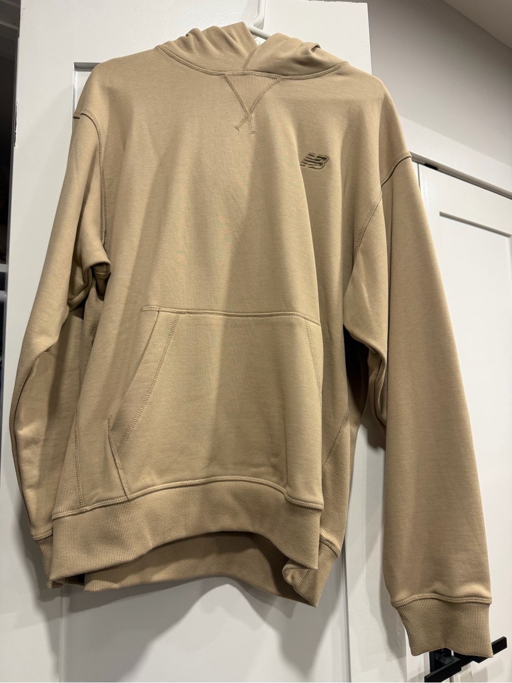 New Balance Tan Crewneck Hoodie Sweatshirt